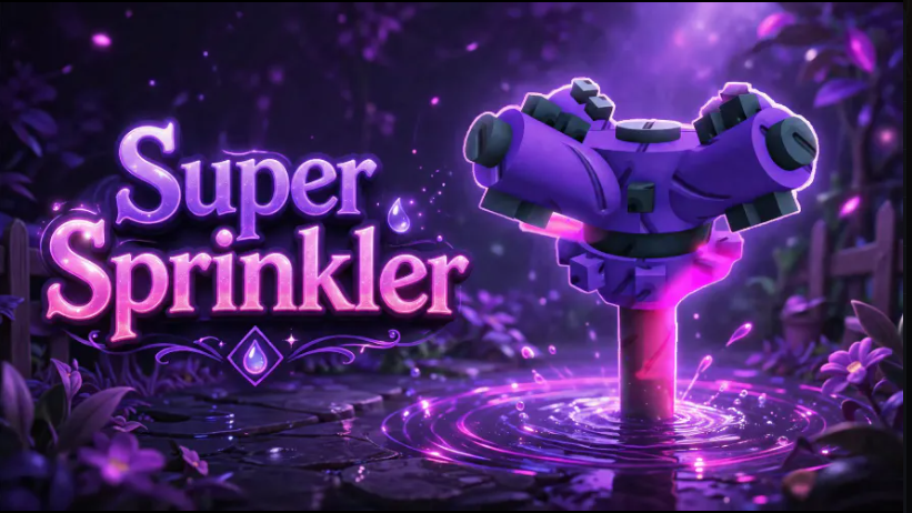 Super Sprinkler | Grow A Garden 2