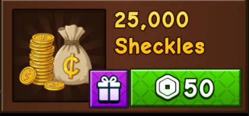 25000 Sheckles