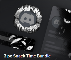 Snack Time Bundle ( Avatar + Nameplate + Profile Effect )🔥Cheap Decoration $12.99