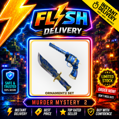 ORNAMENT2 SET / ORNAMENT 2 SET (ORNAMENT GUN + ORNAMENT KNIFE) - MURDER MYSTERY 2 / MM2