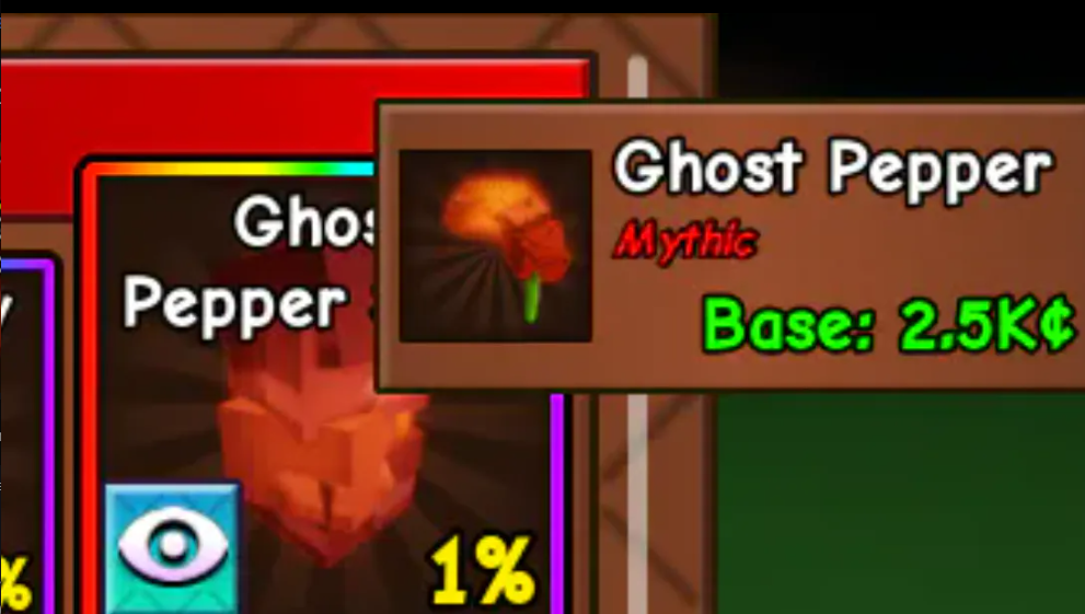 1x Ghost Pepper Seed