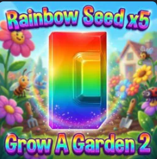 🌈 x5 Rainbow Seed | ⚡ Instant Delivery | ✨ Grow a Garden 2 | (tags: rainbow seed , grow a garden , grow a garden 2 , gag , gag 2 , 5 , 10 , seed , rainbow )