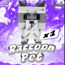 Roblox Grow A Garden 2 (GAG2) - Raccoon Pet