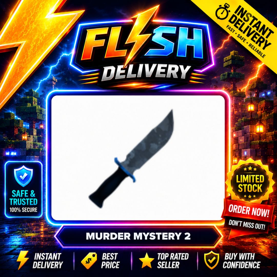2x BLUESTEEL KNIFE - MURDER MYSTERY 2 / MM2