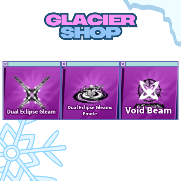 Dual Eclipse Gleam + Explosion + Emote ( Limited Set )