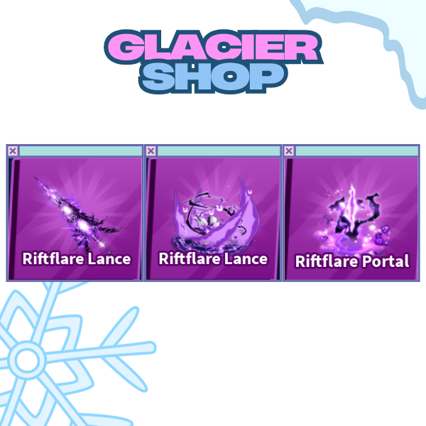 Riftflare Lance + Explosion + Emote ( Limited Set )