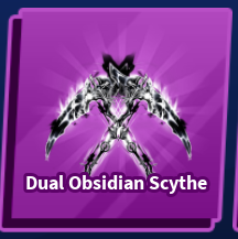 Dual Obsidian Scythe