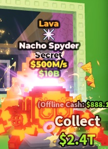 FAST RESPONSE | Lava Nacho Spyder $500M/s (Light Traits) | 1000% SAFE 🔒 #2654