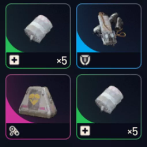 Bundle: 10 Looting Mk. 3 Augment (SURVIVOR) -10 Medium Shield - 50 Herbal Bandage