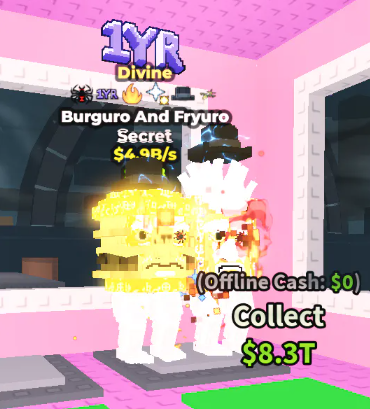 Burguro and Fryuro DIVINE With 1 YEAR TRAITS 4.9B/s