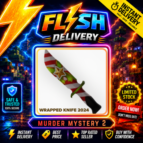 WRAPPED KNIFE 2024 - MURDER MYSTERY 2 / MM2