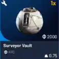 5x surveyvor vaults and 1 Motors