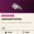 1* Assessor Matrix fast and safety delivery