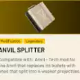 1*anvil splitter fast and safety delivery (PC/PS/Xbox)