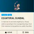 1x Equatorial sundiral fast and safety delivery( PC/PS/Xbox)