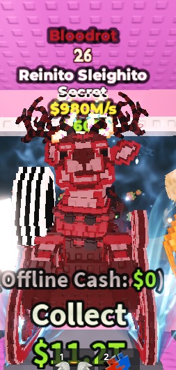 FAST RESPONSE | Bloodrot Reinito Sleighito $980M/s ( 1 Trait ) | 1000% SAFE 🔒 #2738