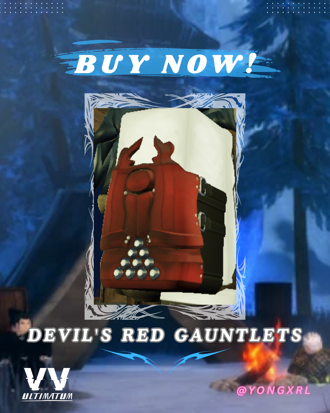 [VV: Ultimatum] - Devil's Red Gauntlets | ✅FAST DELIVERY