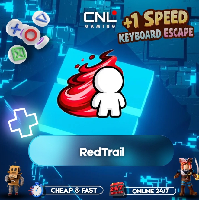 Speed keyboard escape - Red Trail [115R]
