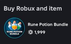 Noob Incremental - Rune Potion Bundle【1999R】