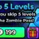 🔴🔴Skip 5 Levels🔴🔴199R