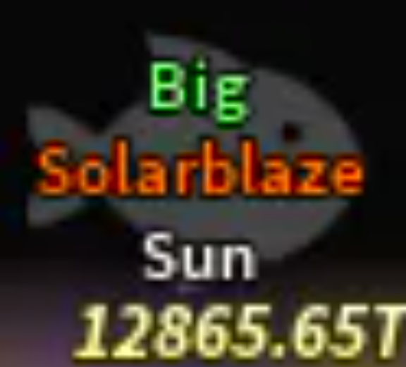 Sun Solarbaze RARE FISH | LIMITED FISH |