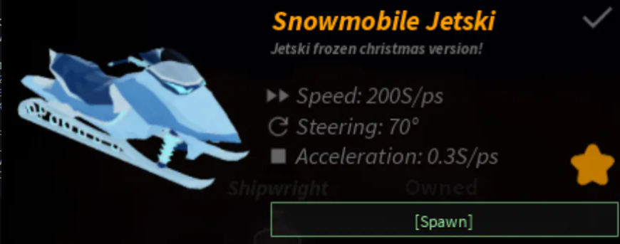 SNOWMOBILE JETSKI - FISCH