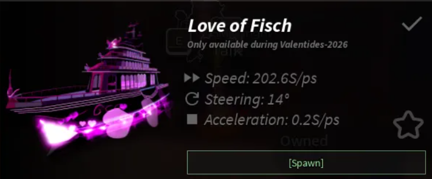💓LOVE OF FISCH BOAT | EXCLUSIVE💓