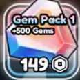 500 gems [149 RR]