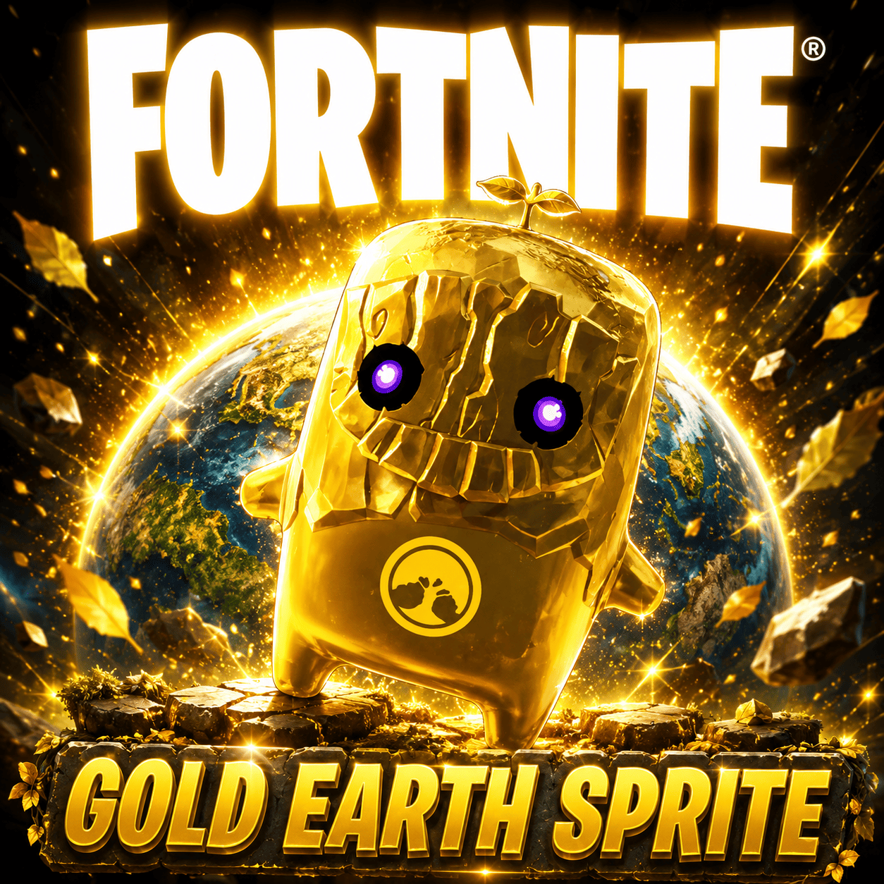 Gold Earth Sprite