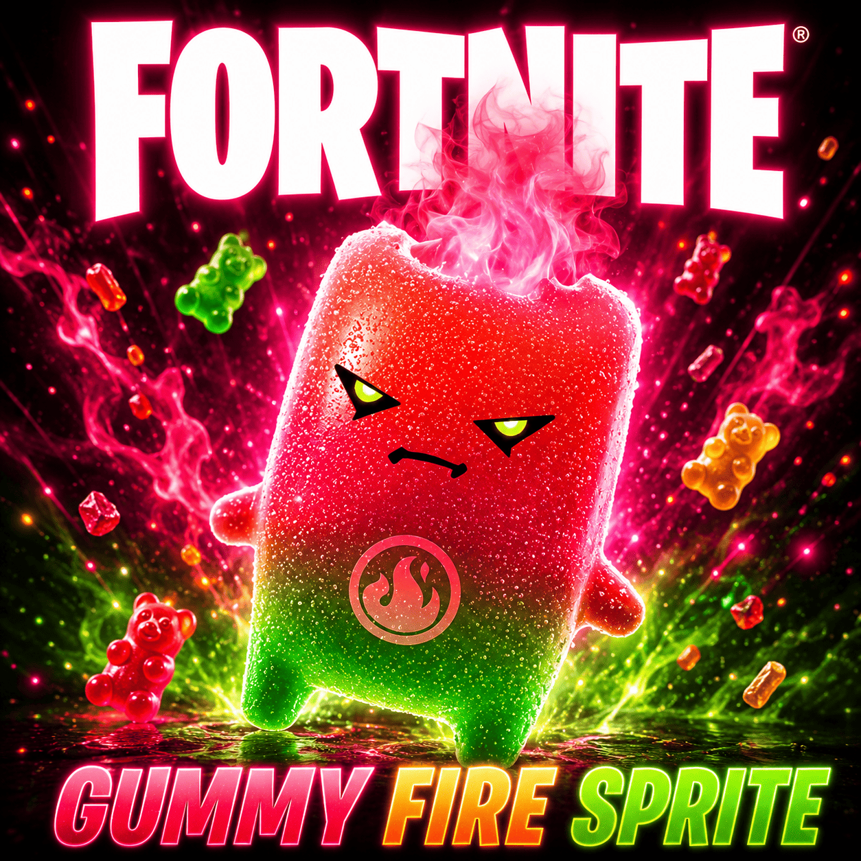 Gummy Fire Sprite