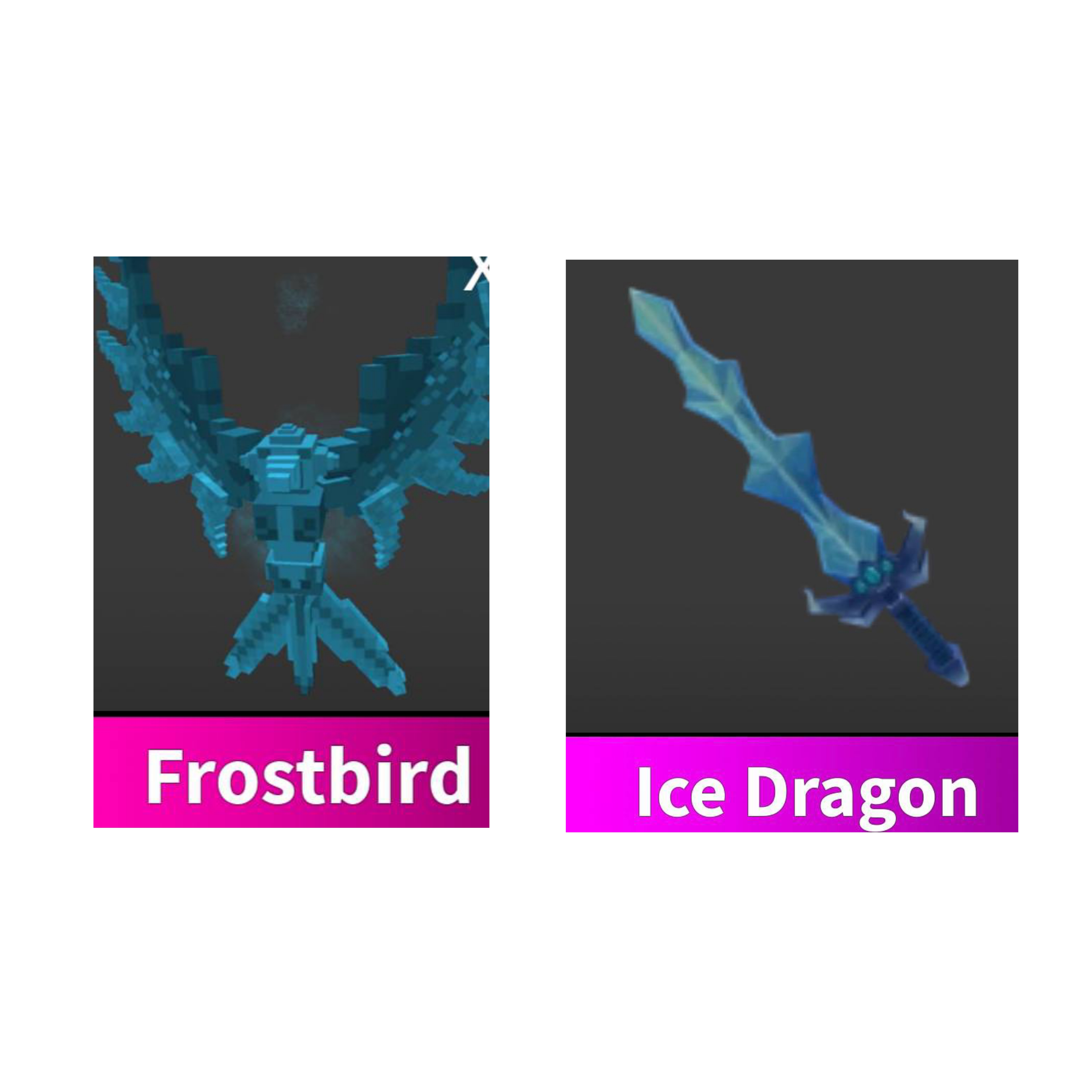 ⚡ BEST OFFER IN MARKET ⚡ ICE DRAGON KNIFE+PROSTBIRD PET ⚡ INSTANT DELIVERY