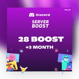 +28 Server Boosts - 3 Months 🟪 FAST DELIVERY!