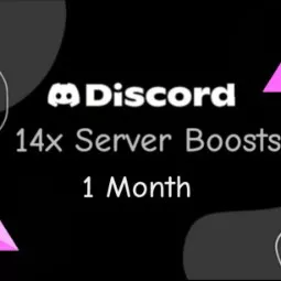 14 Server Boosts 1 Month ✅warranty