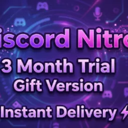 ✨ Discord Nitro 🎁 3 Month Trial | Gift Version | ⚡ Instant Delivery