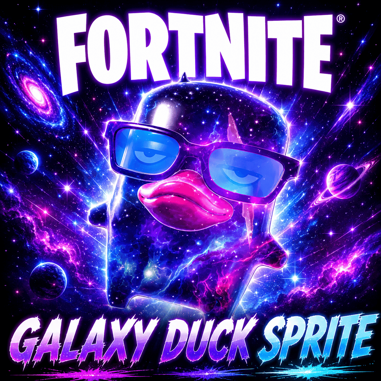 Galaxy Duck Sprite