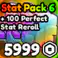 ✅✅+100 Perfect Stat Reroll✅✅5999R