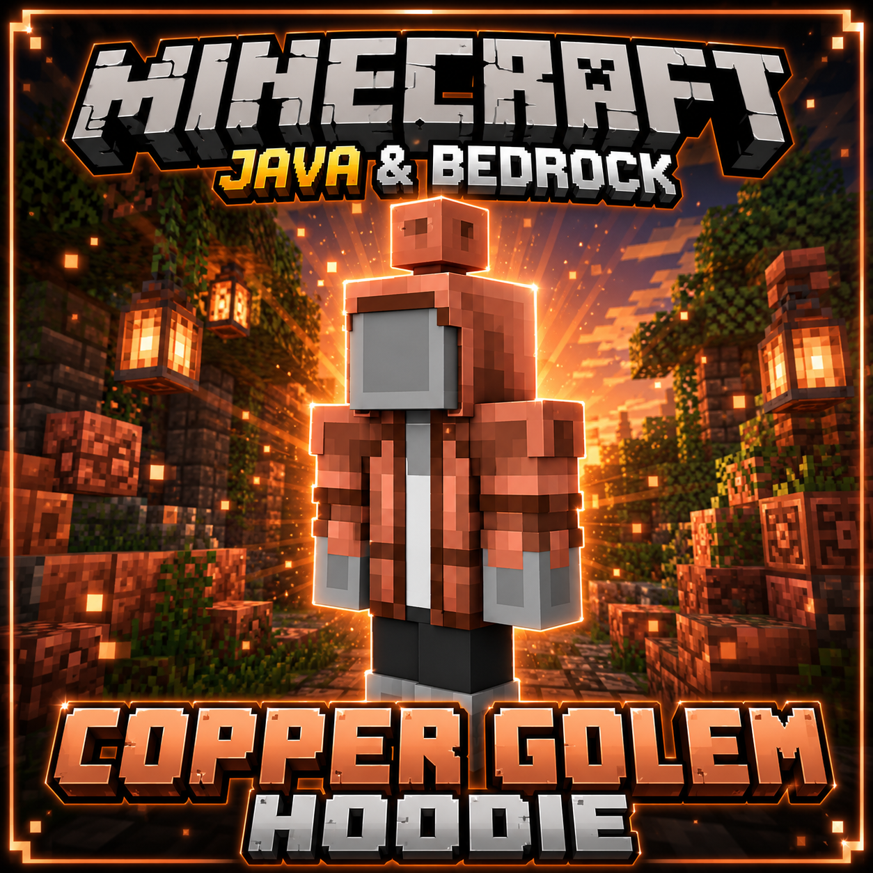 Copper Golem Hoodie | Minecraft: Java & Bedrock