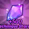 💎 +500 Technique Shards ✨ (Reroll Shards) Fast Delivery ⚡ ➝ Anime Last Stand