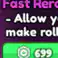 ✅✅Fast Rerolls✅✅699R