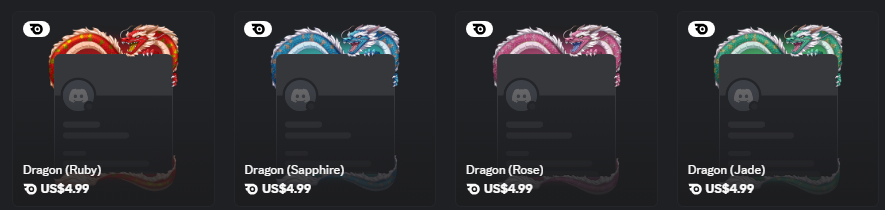 Dragon ( Any Colour ) Profile Frame | 4.99$ Decoration