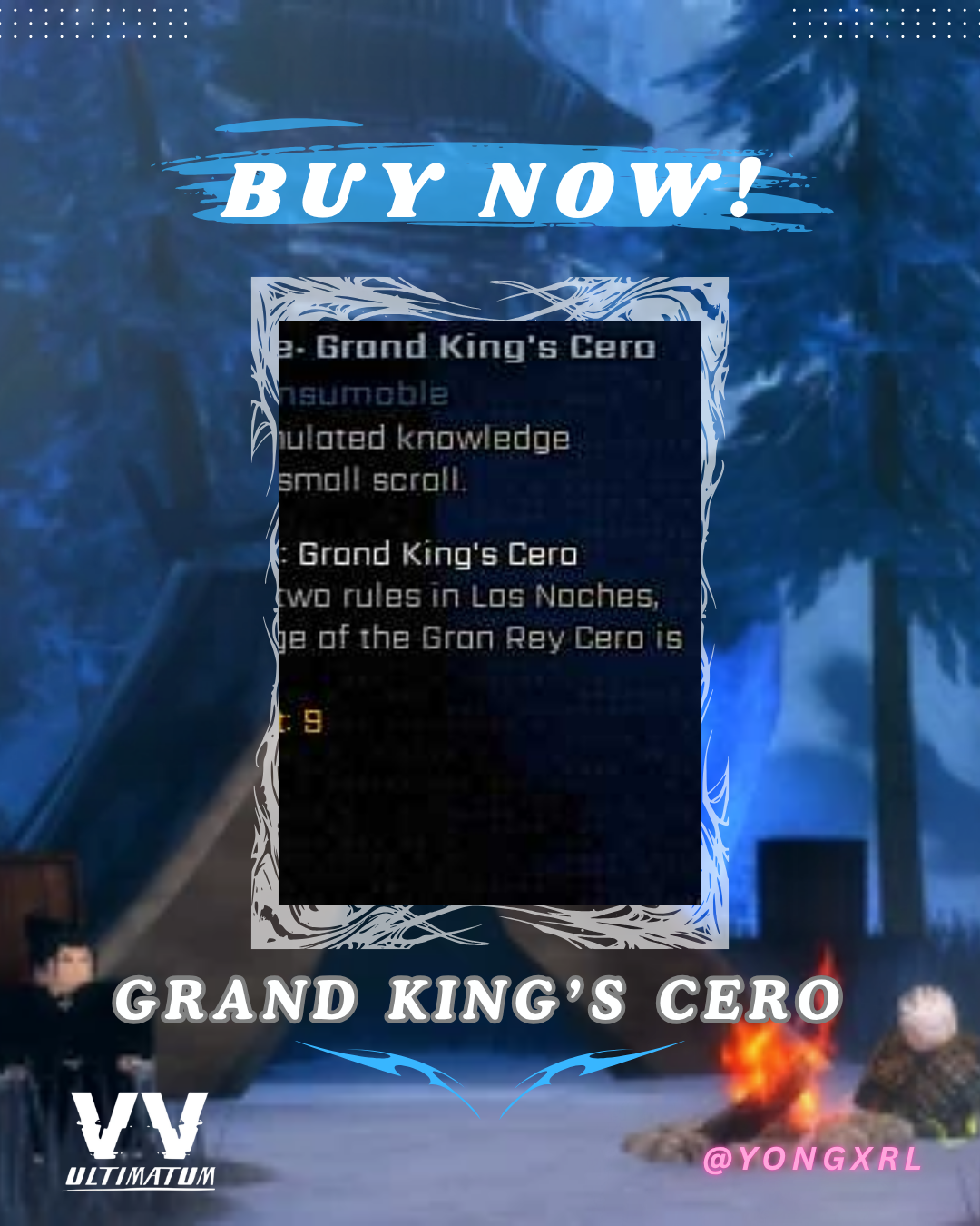 [VV: Ultimatum] - Grand King’s Cero - Gran Rey Cero | ✅FAST DELIVERY