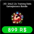 ⭐2x Training Stats Gamepassess【899R】⭐
