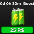 ⭐30m Boost【25R】⭐
