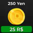 ⭐250 Yen【25R】⭐