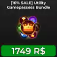 ⭐Utility Gamepassess Bundle【1749R】⭐