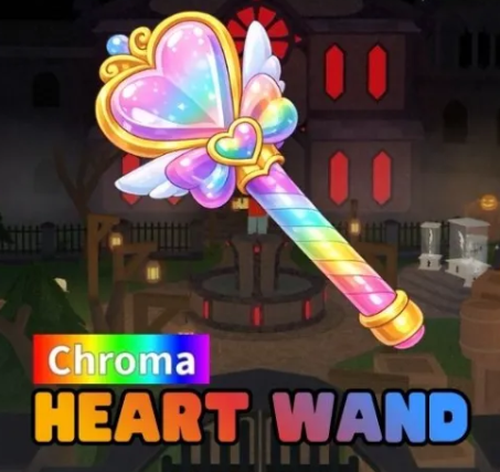 Chroma Heart Wand [MM2]  Instant Delivery (24/7 Online )
