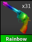 x1 Rainbow Gun | Murder Mystery 2 ⚡ Fast Delivery ⚡
