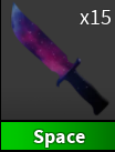 x1 Space Knife | Murder Mystery 2 ⚡ Fast Delivery ⚡