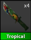x1 Tropical Knife | Murder Mystery 2 ⚡ Fast Delivery ⚡