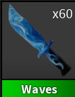x1 Waves Knife | Murder Mystery 2 ⚡ Fast Delivery ⚡